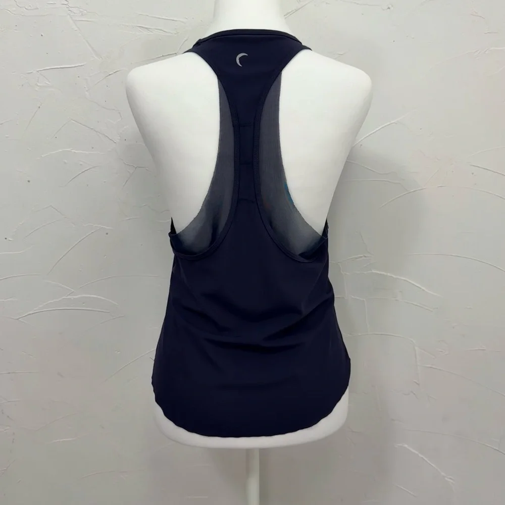 ZYIA Navy Double Racer Tank - Picture 5 of 12
